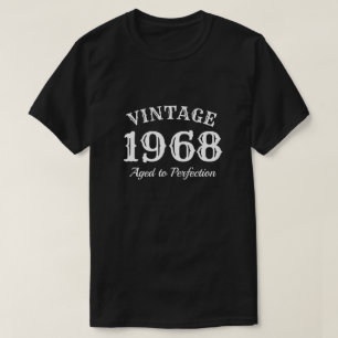 Aged to perfection 1968 men's 50th Birthday shirt