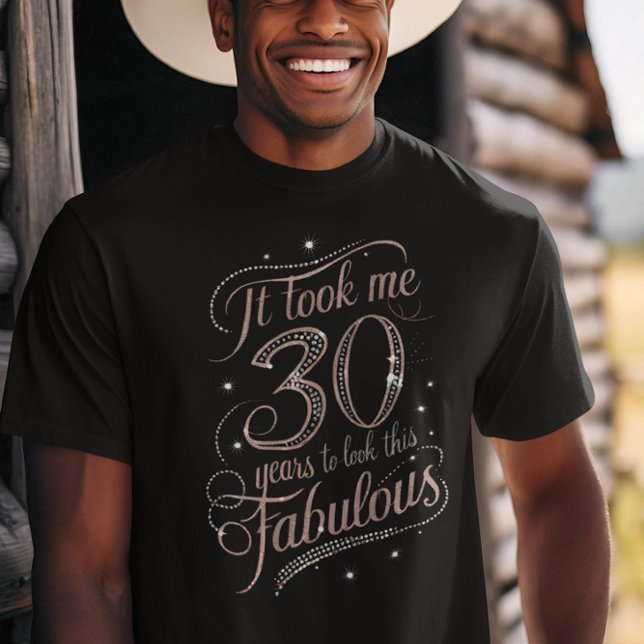 Aged to Perfection: 30 Years Fabulous T-Shirt (Creator Uploaded)