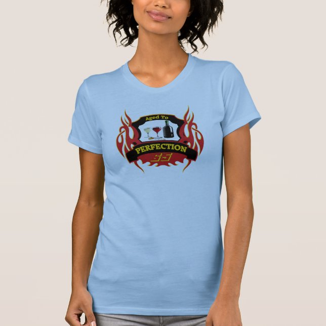 Aged To Perfection 65th Birthday Gifts T-Shirt (Front)
