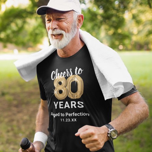 Aged to Perfection 80th Birthday T_Shirt