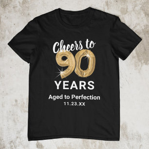 Aged to Perfection 90th Birthday T-Shirt