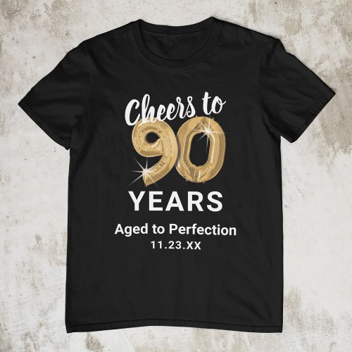 Aged to Perfection 90th Birthday T_Shirt