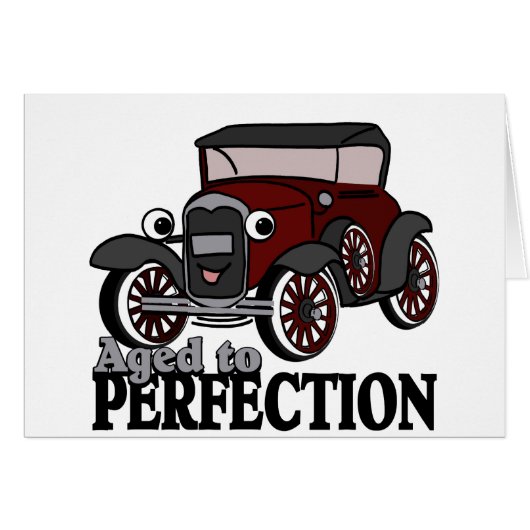 Aged to Perfection/ Antique Car Cards (Front Horizontal)