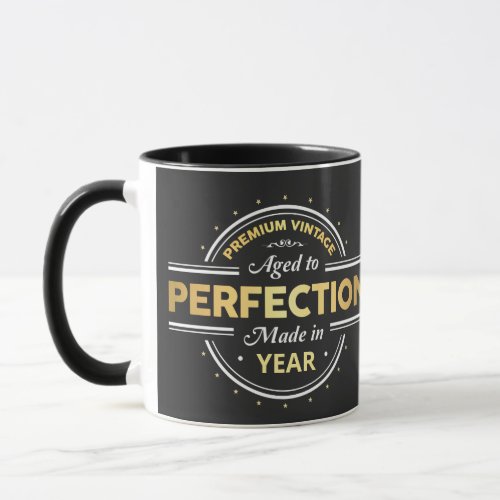 Aged to Perfection Birth Year Mug