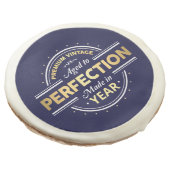 Aged to Perfection Birth Year Sugar Cookie (Angled)