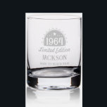 Aged to Perfection Birthday Etched Glassware<br><div class="desc">Aged to perfection fun birthday personalized etched glass.</div>