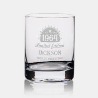 Aged to Perfection Birthday Etched Glassware