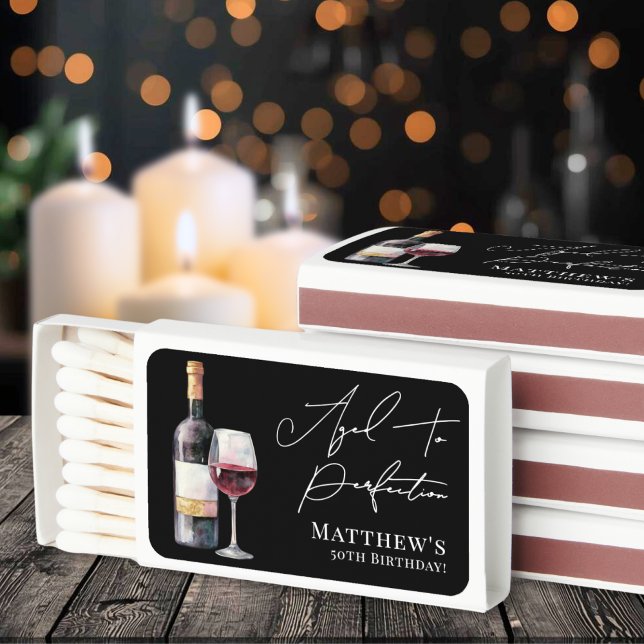 Aged To Perfection Birthday Matchboxes (Aged To Perfection Birthday Matchboxes )