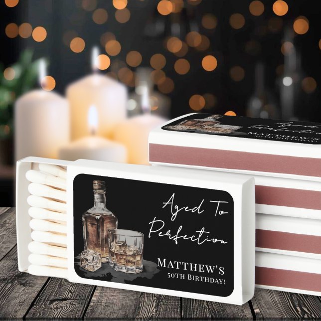 Aged To Perfection Birthday Matchboxes (Aged To Perfection Birthday Matchboxes)