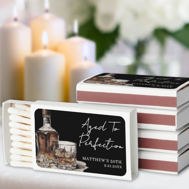 Aged To Perfection Birthday Matchboxes (Aged To Perfection Birthday Matchboxes)