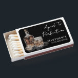 Aged To Perfection Birthday Matchboxes<br><div class="desc">Aged To Perfection 50th Birthday Matchbox Sticker. Celebrate a milestone with this refined whiskey-themed matchbox sticker featuring a bold watercolor whiskey bottle and glass in the bottom left corner. The text layout blends rustic handwritten script with classic serif fonts for a warm yet polished look. “Aged To Perfection, ” the...</div>