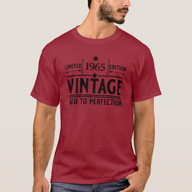 Aged to Perfection Birthday T-Shirt (Front)