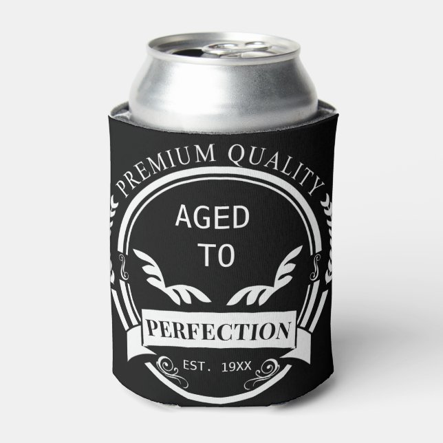 Aged to Perfection  Can Cooler (Can Front)