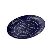 Aged to Perfection Custom Gift Porcelain Plate (Side)