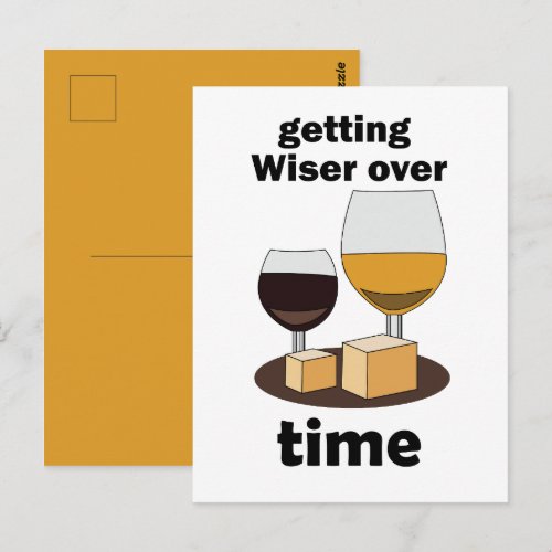 Aged To Perfection Getting Wiser Over Time Postcard