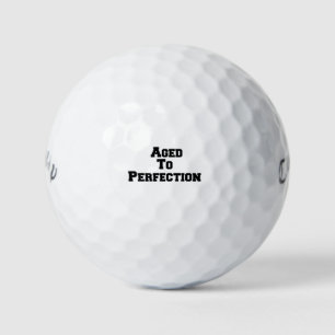 Aged to perfection golf balls