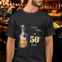 Aged to Perfection Men's 50th Whiskey Birthday 