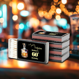 Aged to Perfection Men's 60th Birthday Favor Matchboxes