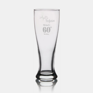 Aged to Perfection Men's 60th Birthday Pilsner Glass
