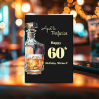 Aged to Perfection Men's 60th Whiskey Birthday