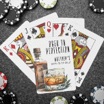 Aged To Perfection Men's Birthday Whiskey Poker Cards<br><div class="desc">Aged To Perfection 50th Birthday Poker Cards. Celebrate a milestone in style with these custom poker cards featuring the same sophisticated design printed on the back of each card. The front of the cards remains standard for gameplay, while the backs showcase the personalized artwork. The design highlights “Aged To Perfection”...</div>