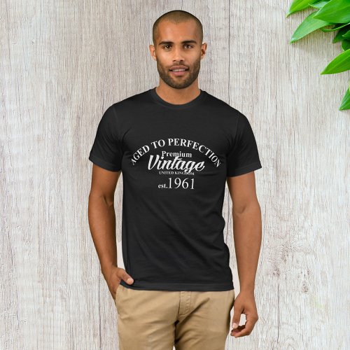 Aged To Perfection Premium Vintage 1961 T_Shirt