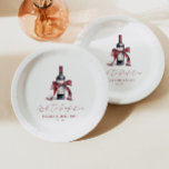 Aged To Perfection Red Wine Bow Birthday Party Paper Plates<br><div class="desc">These are Aged To Perfection Red Wine Bow Birthday Party Paper Plates!</div>