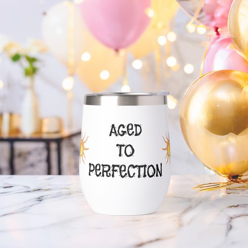 Aged To Perfection Stemless Thermal Wine Tumbler