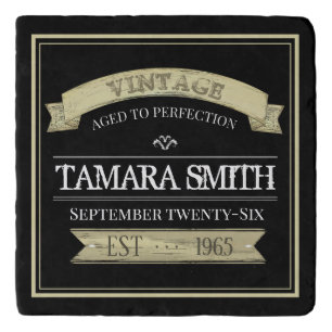 Aged to Perfection Vintage Birthday Trivet