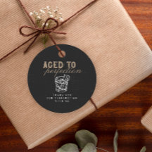 Aged to Perfection Vintage Whiskey Birthday Black