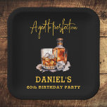 Aged to Perfection Whiskey 60th Birthday Paper Plates<br><div class="desc">Serve in style with these Aged to Perfection Whiskey 60th Birthday Paper Plates, designed to celebrate 60 years of timeless character. Featuring a vintage whiskey motif with rich amber tones, elegant typography, and customizable text, these plates bring a touch of sophistication to any milestone party. Perfect for meals, desserts, or...</div>