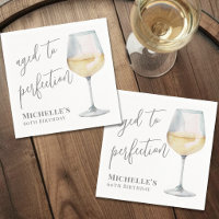 Aged To Perfection White Wine Birthday