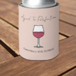 Aged To Perfection Wine 40th Birthday Can Cooler