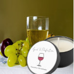 Aged To Perfection Wine 50th Birthday Mini Candle Favors<br><div class="desc">Aged to perfection: wine themed adult milestone 50th birthday</div>