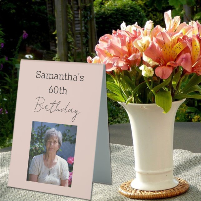 Aged To Perfection Wine 60th Birthday Table Tent (Creator Uploaded)