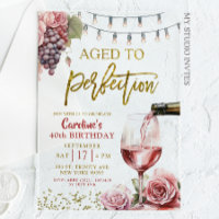 Aged To Perfection Wine Adult 50th Birthday
