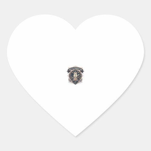 Aged To Purrfection Cat Birthday Age Vintage Vecto Heart Sticker