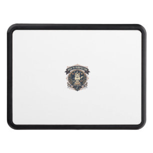Aged To Purrfection Cat Birthday Age Vintage Vecto Hitch Cover