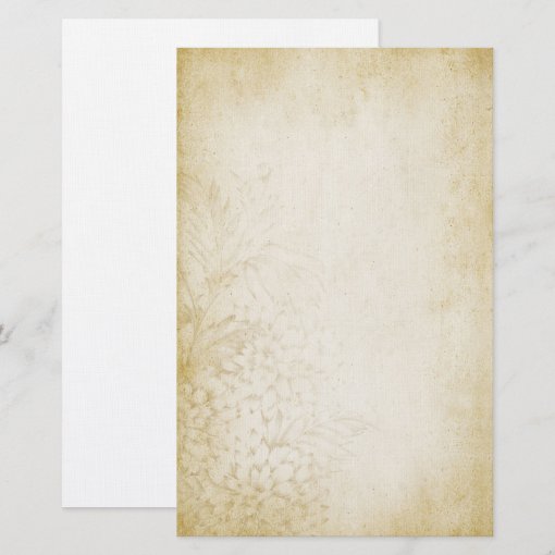 Aged Vintage Style Note Paper | Zazzle
