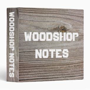 Aged Wood 1.5" Binder