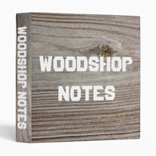 Aged Wood 1" Binder