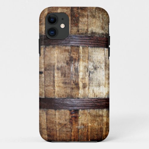 Aged Wood Barrel iPhone 11 Case