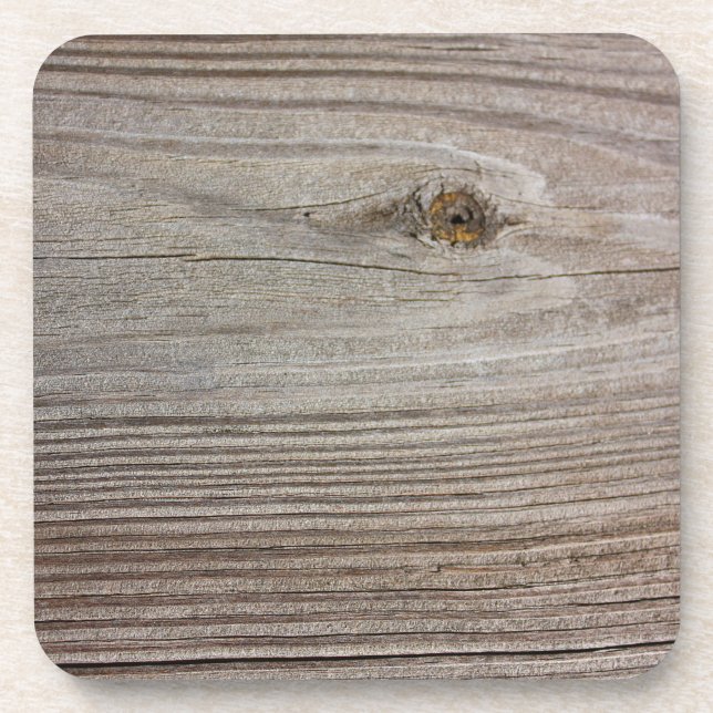 Aged Wood Coaster (Front)