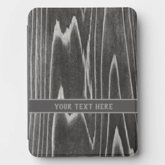 Aged Wood Grain Minimalist - Personalizable Kindle Cover