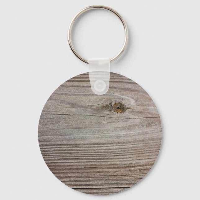 Aged Wood Keychain (Front)