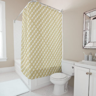 Aged Yellow Shower Curtain