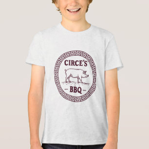 Agema Apparel Uni-adults Greek Mythology Bbq , Gre Tri-Blend Shirt