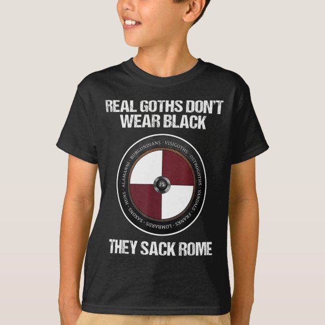 Agema Apparel Uni-adults Medieval History , Black, T-Shirt (Front)