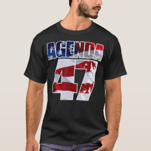 Agenda 47 Patriotic Trump Re-Election Campaign T-Shirt