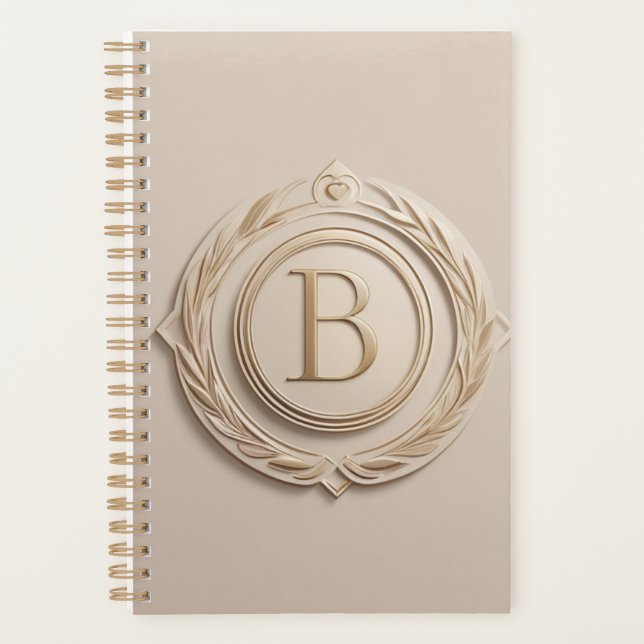 Agenda Elegance: Personalized with Logo B (Front)